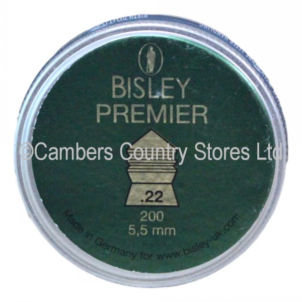 Bisley Air Rifle Pellets Premier .22 x 200 Cambers Country Store